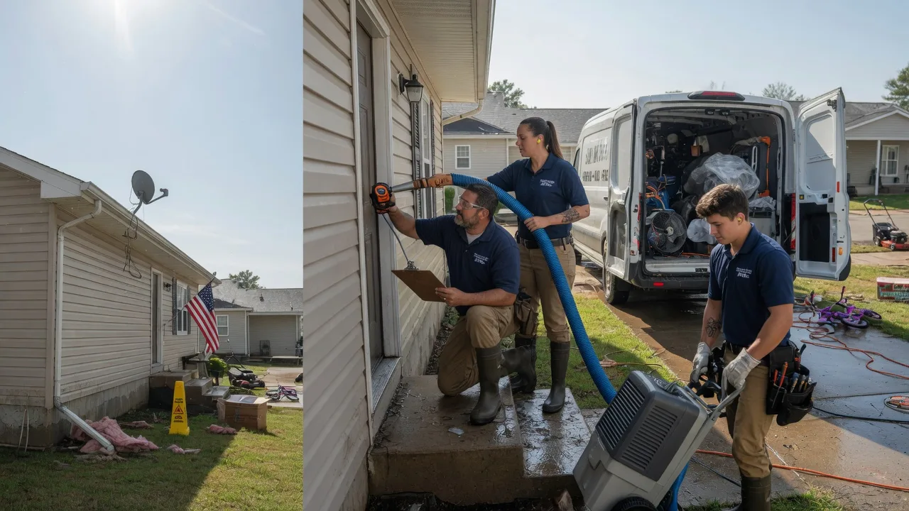 Ceiling Water Damage Restoration in Fairview, MO near me